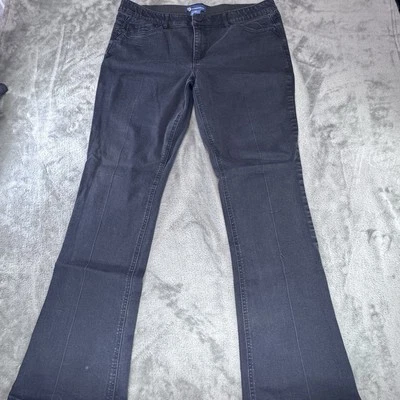 Democracy Woman’s Jeans Black Size 16 Bootcut Ab Solution Stretch Mid Rise Denim - Image 1 of 4