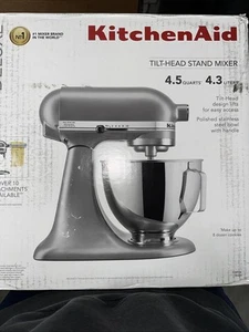 *MINT* KitchenAid KSM97CU Deluxe Tilt-head Stand Mixer 4.5 qt Contour Silver - Picture 1 of 3