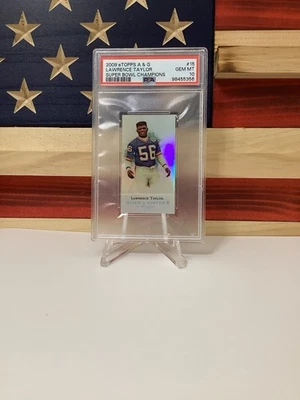 2009 eTopps Allen & Ginter's Super Bowl Champions /999 Lawrence Taylor #15 HOF - Image 1 of 2