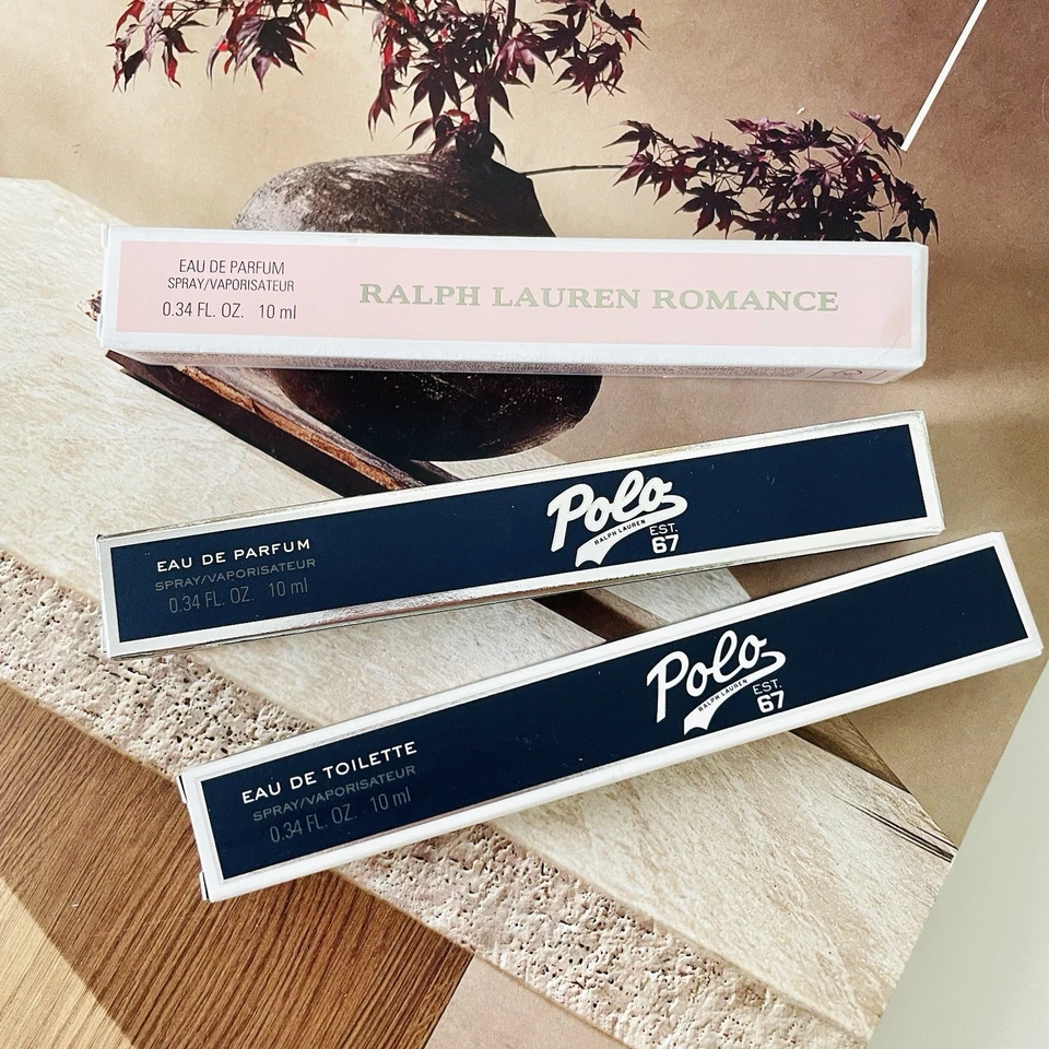 Ralph Lauren Hombre y Mujer Spray 10mlx3 Paquete Foto 1 de 1