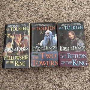 Lord of the Rings Trilogy by J.R.R. Tolkien - Set of 3 / Ballantine 2001 - Picture 1 of 8