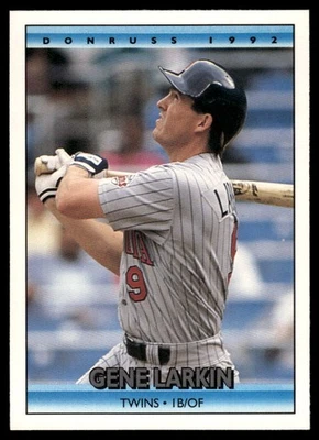1992 Donruss #496b Gene Larkin Leaf, Inc - Image 1 of 2