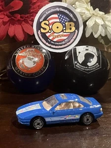 Hot Wheels Ultra Hots 1990 BMW 850i Coupe 1:64 Blue Diecast Car NM Condition - Picture 1 of 10