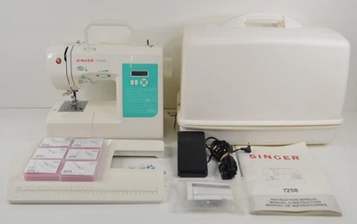 Singer Stylist Computerized Sewing Machine w/ Pedal, Case and Accessories WORKS! - Image 1 of 4