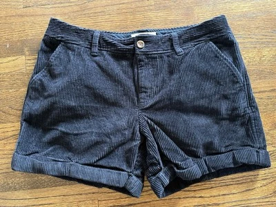 VTG Y2K Old Navy Corduroy Shorts Size 10 Navy  Academia Preppy Boho Foto 1 de 4