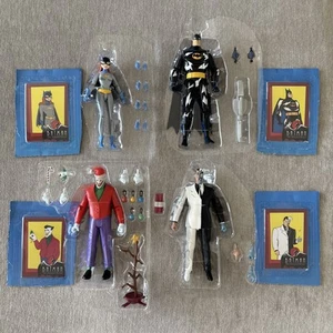 McFarlane Toys Animated BTAS Loose Batman Batgirl Joker Two-Face Figure Set Of 4 - Picture 1 of 9