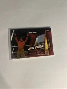WWE Authentic Ring Mat Relic John Cena Royal Rumble Card Slam Attax Universe - Picture 1 of 4