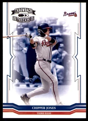 2005 Donruss Throwback Threads #10 Chipper Jones - Image 1 of 2