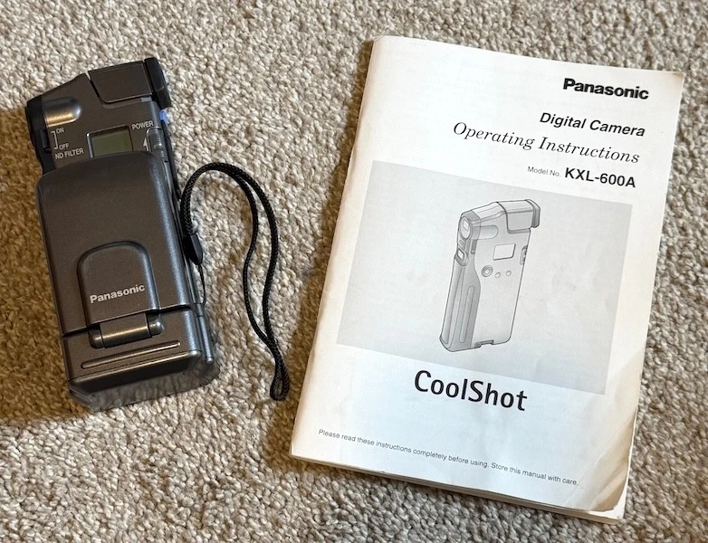 Panasonic KXL-600A Digital Camera w/ View Finder Vtg 1997 Powers On - For Parts - Image 1 of 4