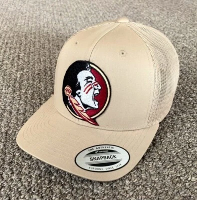 FSU Hat Seminoles SnapBack Trucker Mesh Cap Handcrafted in Florida - Image 1 of 2