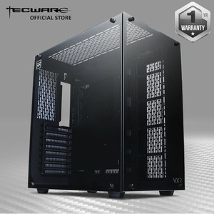 Tecware VXR, Dual Chamber Tempered Glass ATX Mid Tower Case Gaming Computer Case