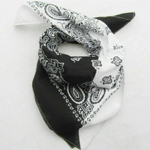 Hip Hop Unisex Cotton Paisley Bandana Double Sided Scarf Head W9H0 CL B2R3 - Picture 1 of 9