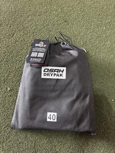 NWT OSAH DRYPAK 40L MOTORCYCLE ROLLTOP WATERPROOF DRY BAG ~ Dark Gray - Picture 1 of 6