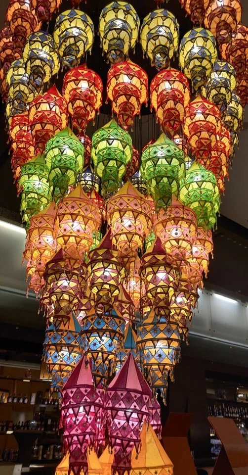 20 Pcs of Hanging Lamps Handmade Collapsible Lamps Lights Home Lantern Gifts - Image 1 of 4