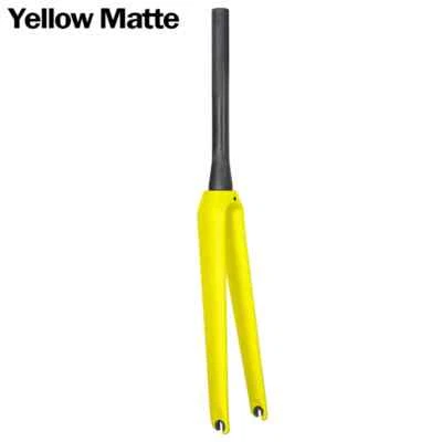 Full Carbon Road Bike Front Fork V Brake 700C QR 100x9mm 39.8mm Tapered Tube - Image 1 of 4