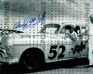 HERSHEL McGRIFF FIRMADO AUTOGRAFIADO NASCAR 8x10 Oldsmobile - Salón de la Fama de NASCAR - Imagen 1 de 1