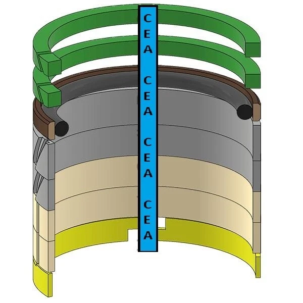 Kit de sello de diámetro de cilindro de pluma YN01V00103R800 apto para Kobelco SK200-6ES SK235SR-1E Foto 1 de 1