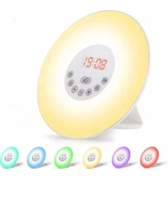Wake Up -Sunrise Alarm Clock Light- FM Radio Smart Snooze Function Touch Control - Picture 1 of 11
