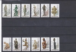 FRANCE 2019 LE NU DANS L'ART SERIE COMPLETE DE 12 TIMBRES AUTOADHESIFS OBLITERES - Imagen 1 de 1
