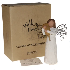 Willow Tree Demdaco Angel of Friendship Figurine by Susan Lordi 1999 SIGNED - 5” - Picture 1 of 6