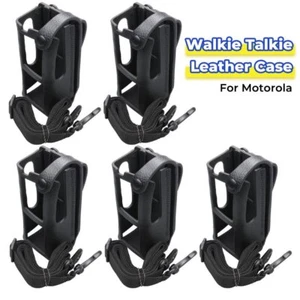 5X Funda Protectora de Cuero Funda Rígida para Motorola R7 Walkie Talkie - Imagen 1 de 12