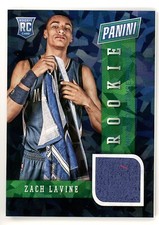 Zach LaVine 2014-15 Panini Black Friday Rookie RC Wristband Relic Cracked Ice SP