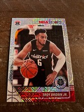 2019-20 Panini Premium Stock Silver Lazer Prizm Card #194 Troy Brown Jr. RC (J3)