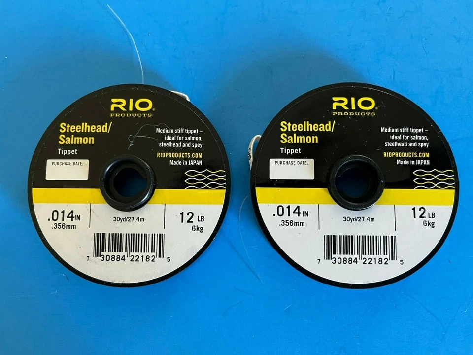 2-spools RIO Salmon/Steelhead Tippet-12 lb-30 yd, - Image 1 of 1