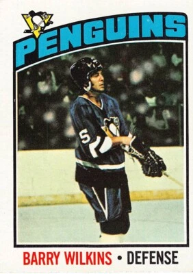 1976-77 Topps Hockey Barry Wilkins #102 VG+/EX CONDITION PITTSURGH PENGUINS - Image 1 of 2
