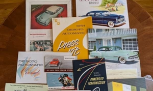 1954 DESOTO Original Literature Collection Press Kit brochures Hemi Mopar 6 pc - Picture 1 of 2