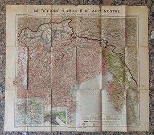 LA REGIONE VENETA E LE ALPI NOSTRE, 3° EDIZIONE, ISTITUTO GEOGRAFICO DE AGOSTINI - Imagen 1 de 5