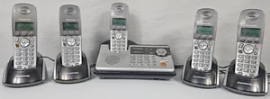 Panasonic KX-TG1840AL Digital Cordless Answering Machine + 5 Handsets - Zdjęcie 1 z 24