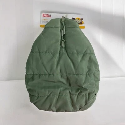 Botas y Barkley Chaqueta Puffer Perro o Gato Talla Pequeña Verde 14" Largo NUEVO Foto 1 de 4