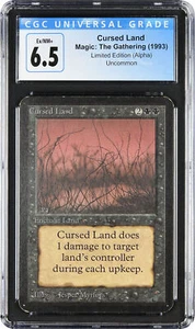 MTG Cursed Land- Alpha release (1993) CGC 6.5 Ex/NM+ - Picture 1 of 2