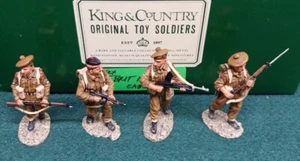 King & Country WWII British 8th Army 4 Soldier Set # EA01 - 54mm - MIB - Picture 1 of 10