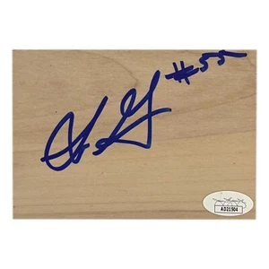 Luka Garza #55 Signed Floor Board COA JSA Minnesota Timberwolves Autographed - Picture 1 of 2