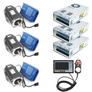 3 set di servomotore a circuito chiuso 12N Nema34 154 mm kit controller CNC + DDCS V4.1 - Foto 1 di 11