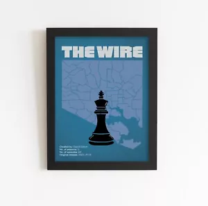 The Wire (2002-2008) Minimalistisches TV-Poster - Bild 1 von 3