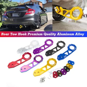 JDM Racing Style Aluminum Car Rear Tow Hook Kit For Honda Civic Acura Integra - Bild 1 von 27
