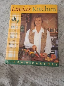 LINDA'S KITCHEN: EINFACHE & INSPIRIERENDE FLEISCHLOSE MAHLZEITEN*LINDA McCARTNEY*1ST*HB*VG+ - Bild 1 von 5