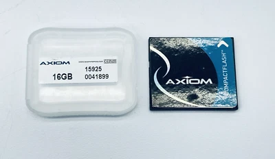 AXIOM CF/16GBUH5-AX COMPACT FLASH 16GB CARD ULTRA HIGH SPEED 533X - Image 1 of 4