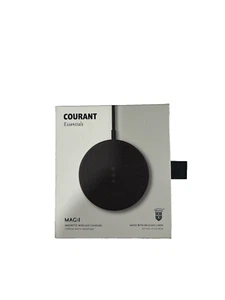 Courant Essentials MAG:1 Linen Magnetic Wireless Charger-Black - Zdjęcie 1 z 3
