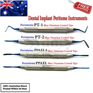 Periodontal Dental Periotome PT1 PT2 Implant Tooth Extraction Anterior Posterior - Picture 1 of 3