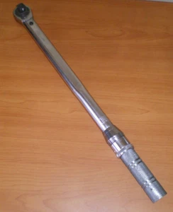 Vintage UTICA Micrometer Ratchet Torque Wrench TCI-1600 * 1/2" Drive USA made - Picture 1 of 11