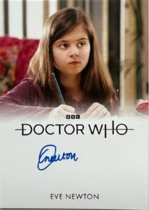 Eve Newton Autograph Card from Doctor Who Series 1 - 4 by Rittenhouse