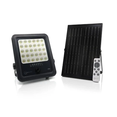 Auraglow Outdoor Solar Powered Bright Security Flood Light - Image 1 of 4