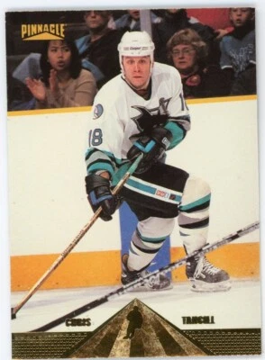 1996-97 Pinnacle Sharks Hockey Card #71 Chris Tancill  - Image 1 of 2