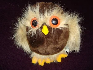 OOGLY OWL 1983 DAKIN Nature Babies Plush 7" Tall w/tags - Imagen 1 de 8
