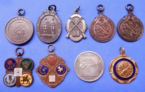 Shooting Medals & Fobs Small-Bore Rifle 1946 - 50 Some Named - Picture 1 of 30