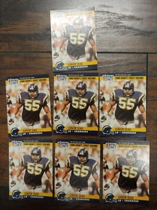 JUNIOR SEAU LOT OF (7) 1990 PRO SET ROOKIE CARDS CHARGERS L@@K #55 HOF 2015 - Bild 1 von 2